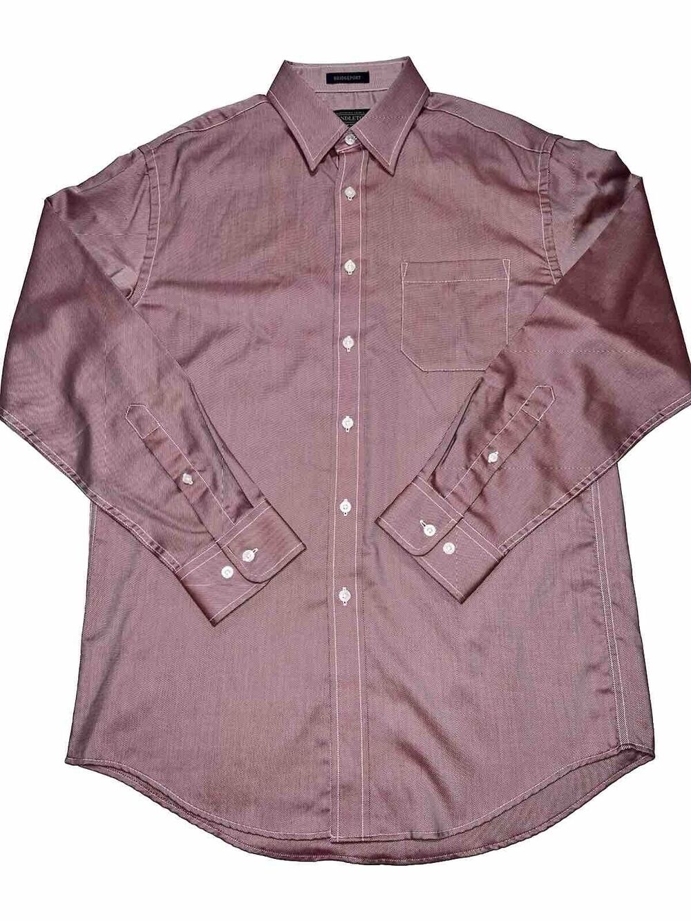 Pendleton Bridgeport Shirt Mens Size M Red Long Sleeve Button Down Dress Pocket